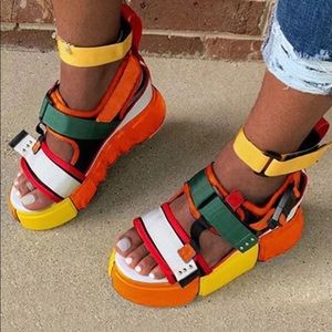 Velcro Croci Platform Shoes